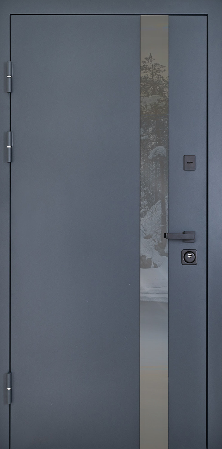 Вхідні двері модель Nordi Glass комплектація Defender ABWEHR (506)