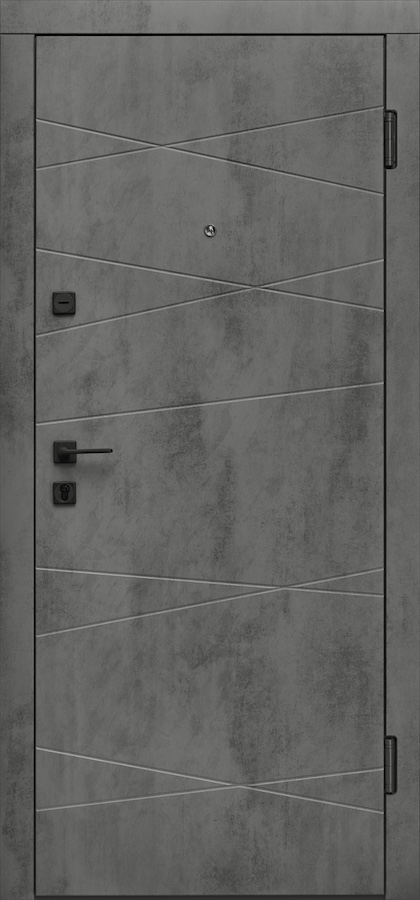 Вхідні двері Форт Нокс - ”Сіті” DL-37 оксид темний